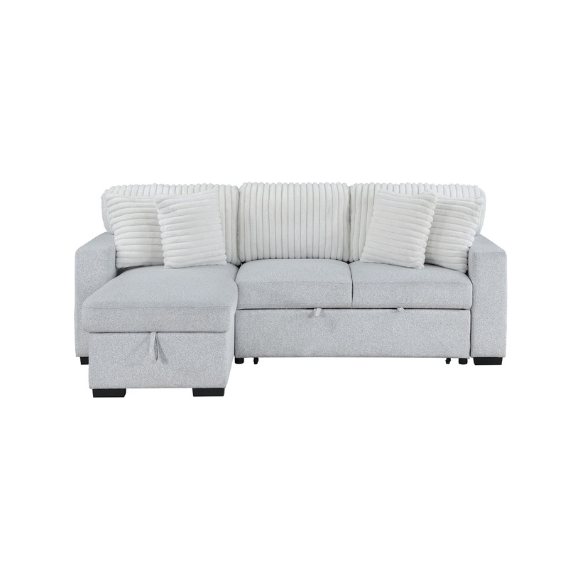 Ford - Reversible Pull Out Sofa Bed - Light Gray
