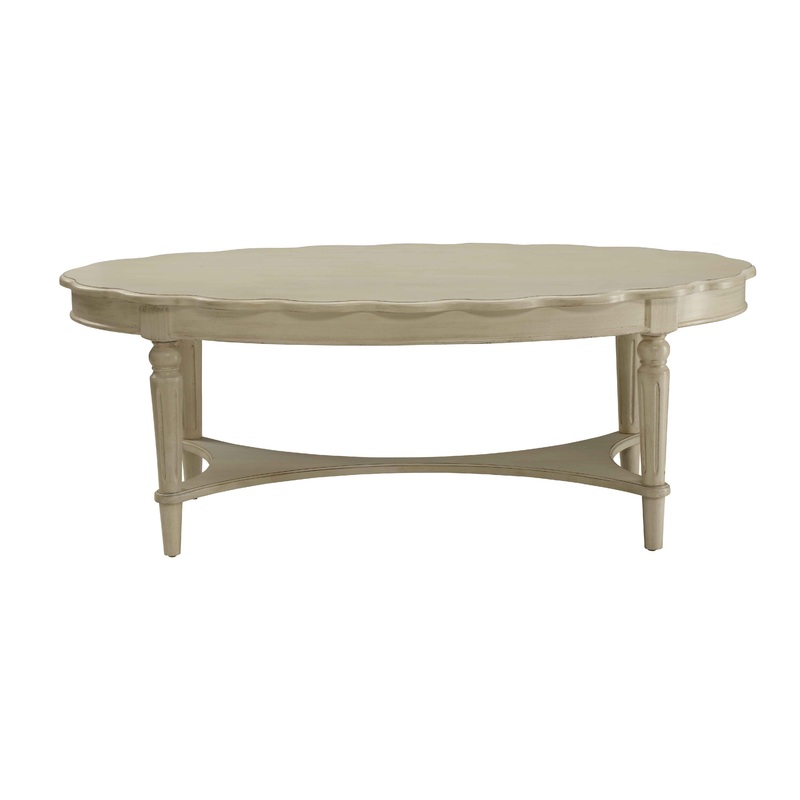 Fordon - French Antique Coffee Table - Ivory