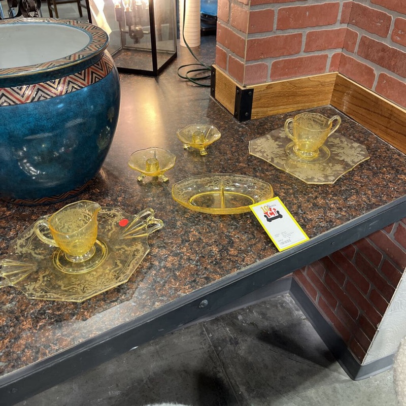 Fostoria Depression Glass 7pc. Set