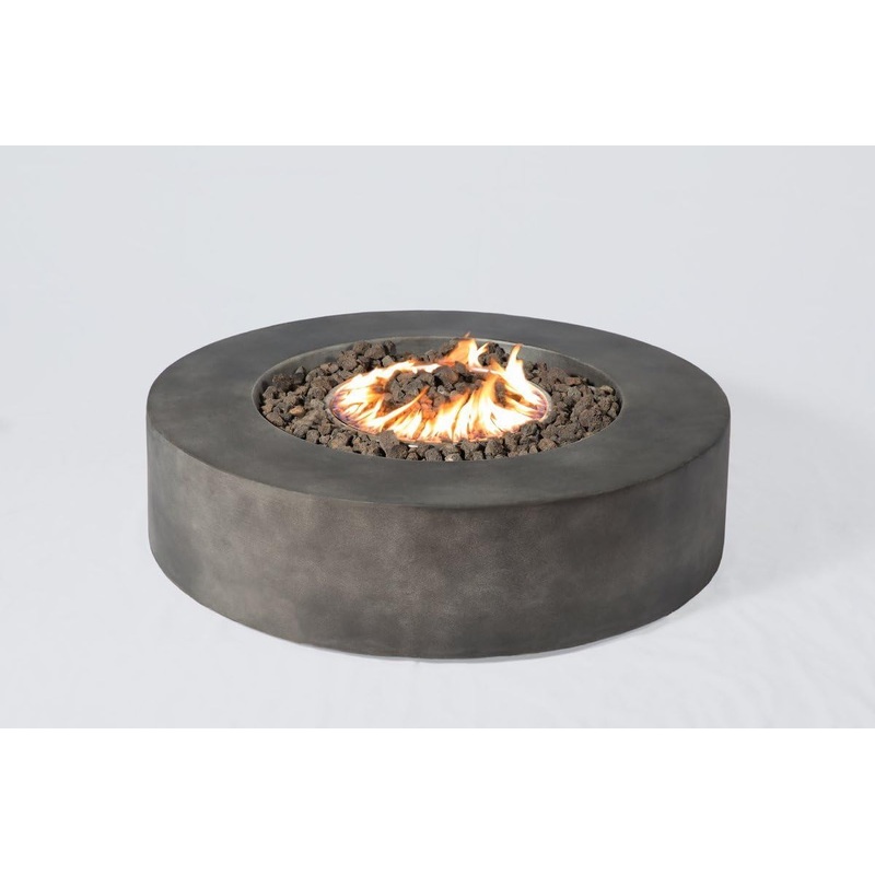 Fibre Reinforced Outdoor Fire Pit Table - Charcoal