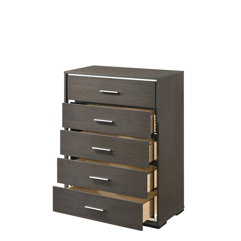 Escher - Chest - Gray / Oak