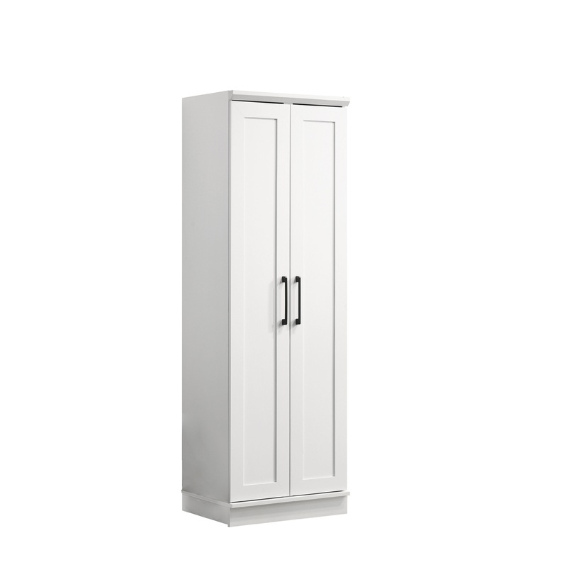 Evelyn - Sleek Storage Cabinet With Framed Panel Design - White