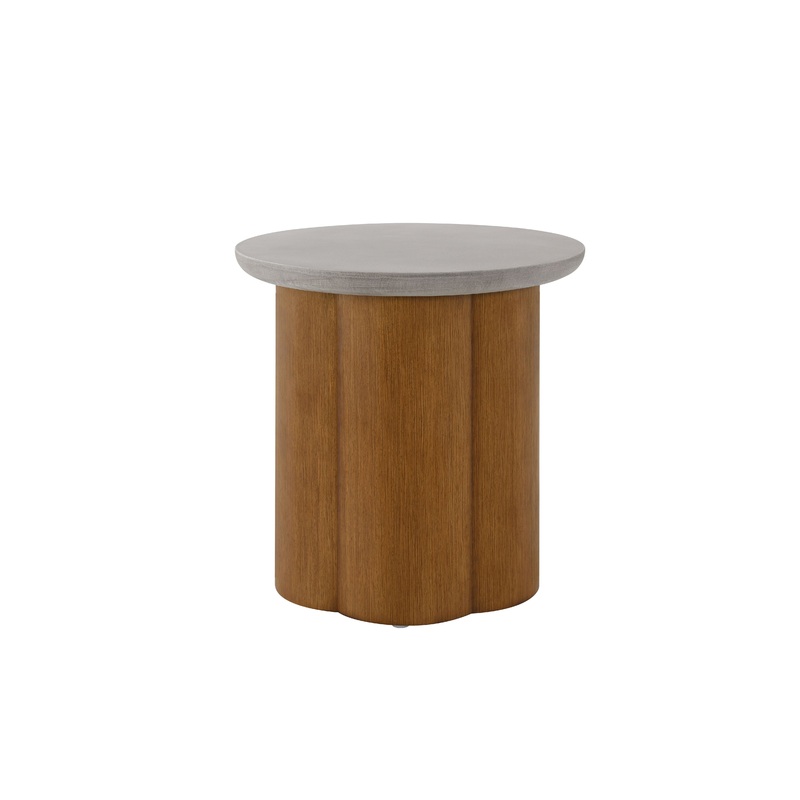 Evenlyn - Faux Concrete Top Table
