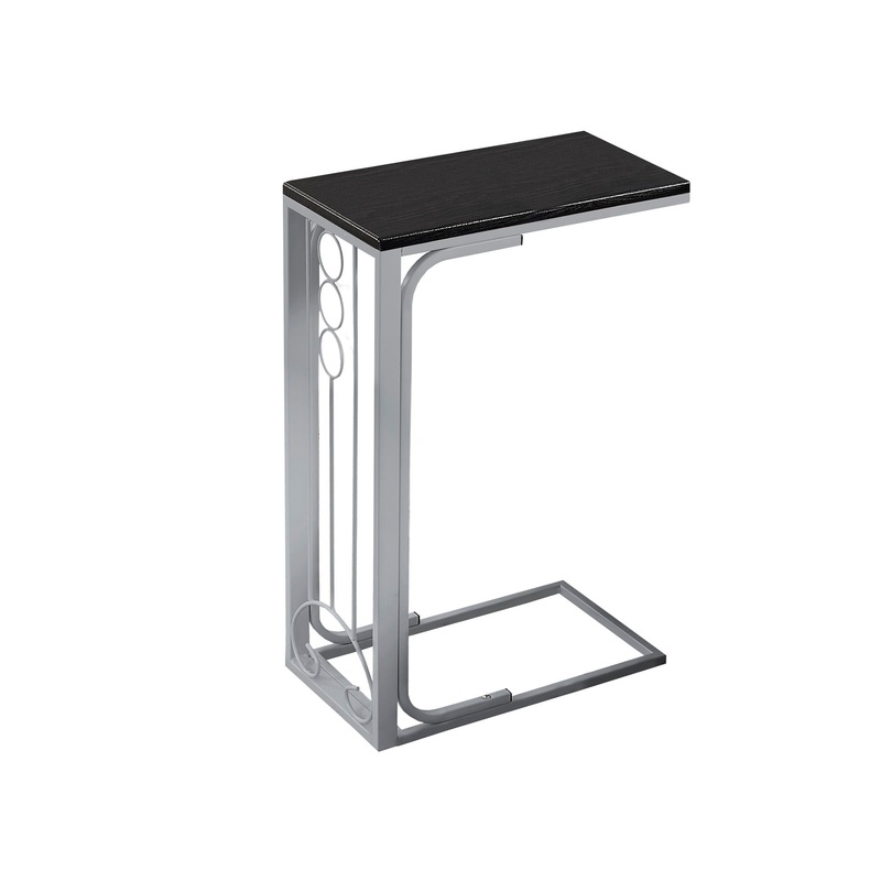 Elegant Accent Table, C - Shaped, Transitional