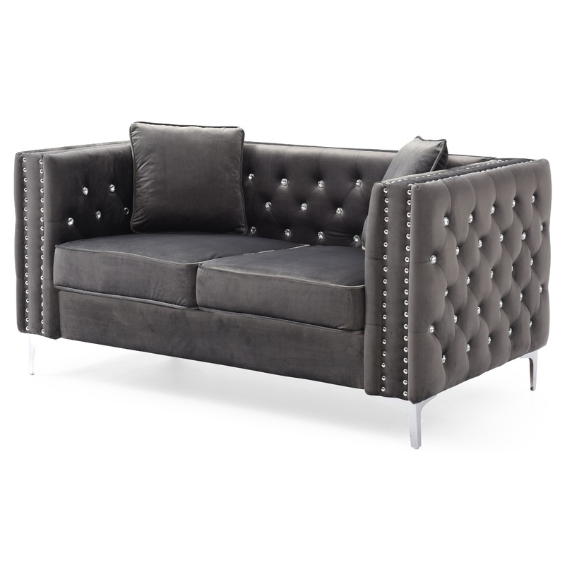 Elegant Track Arm Loveseat