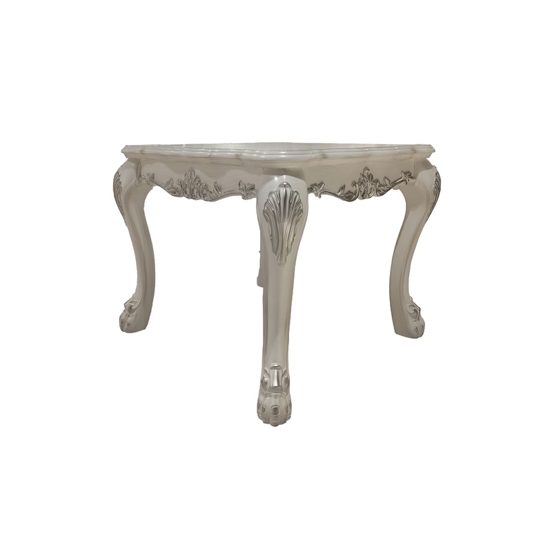 Dresden - End Table - Bone White