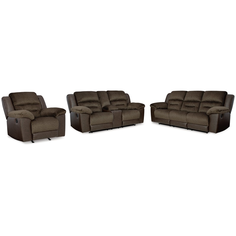 Dorman Sofa, Loveseat and Recliner