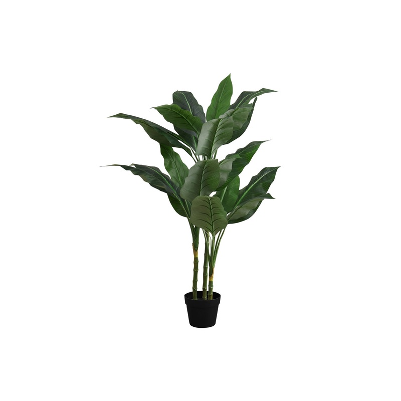 42" Tall, Artificial Plant, Evergreen Tree, Indoor, Faux, Fake, Floor, Greenery, Potted, Decorative - Green / Black