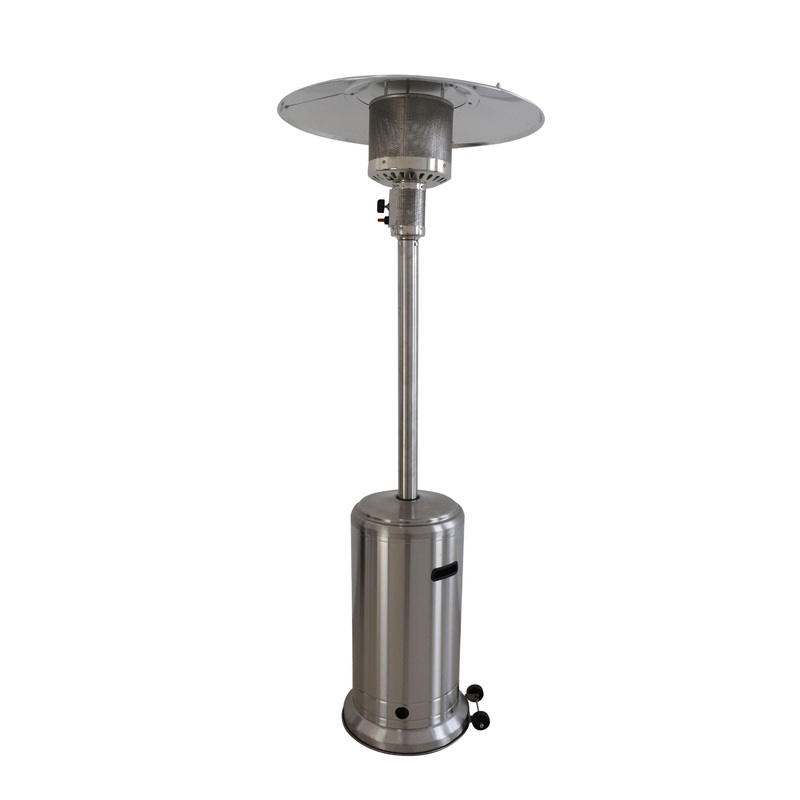 46000 Btu Propane Patio Heater - Steel Gray