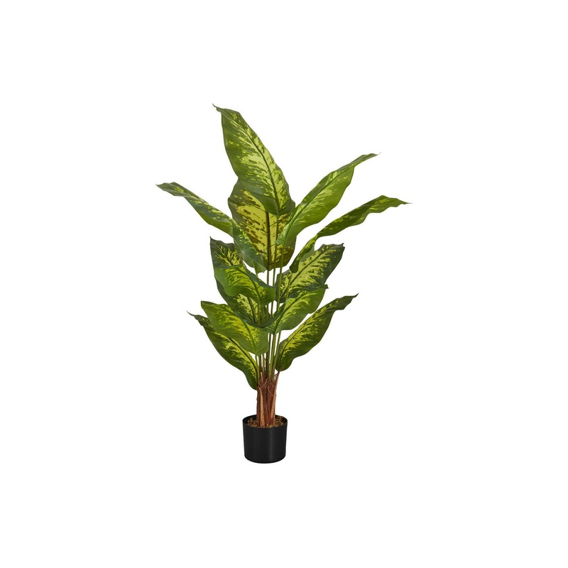 47" Tall, Artificial Plant, Evergreen Tree, Indoor, Faux, Fake, Floor, Greenery, Potted, Real Touch, Decorative - Green / Black