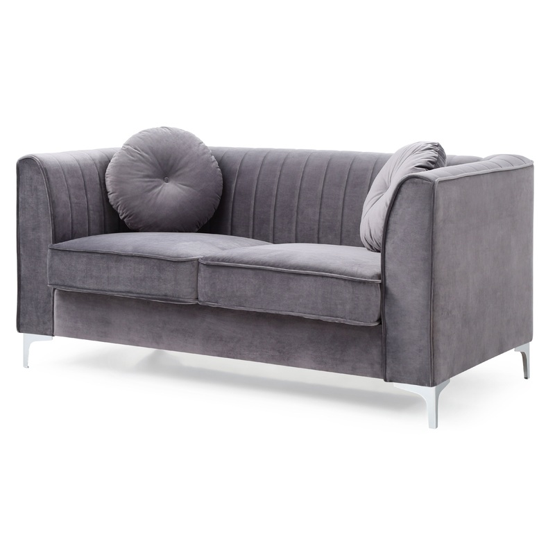 Delray - Micro Suede Loveseat