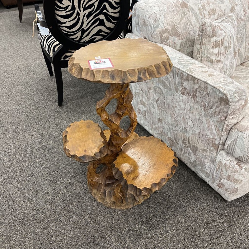 4-tier Live Edge Display Shelf