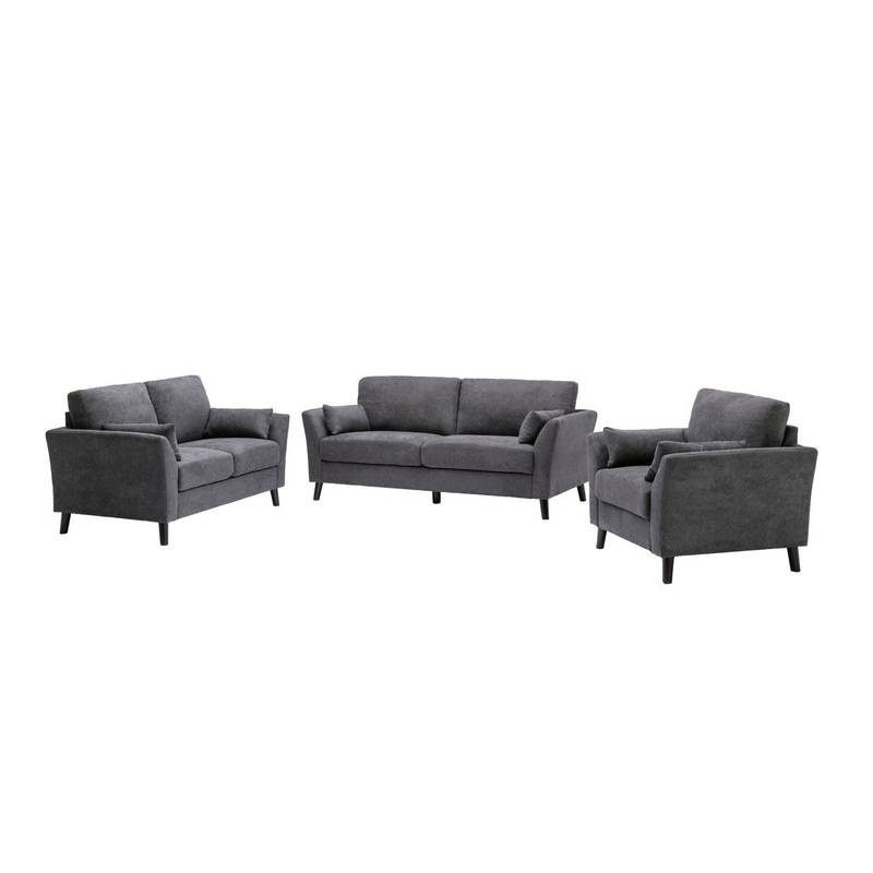 Damian - Woven Fabric Sofa Set