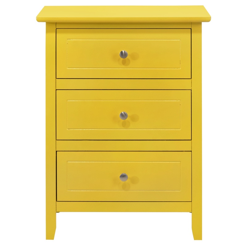 Daniel - 3 Drawer Nightstand