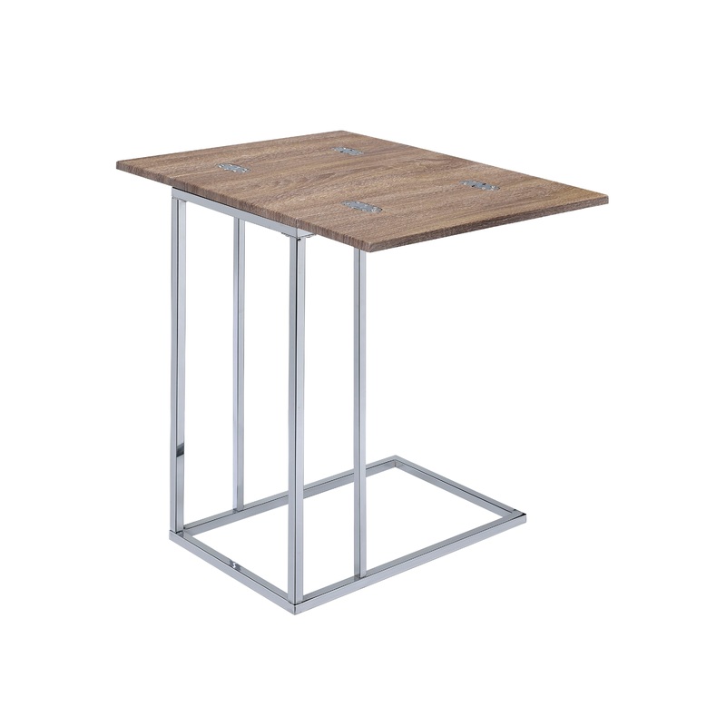 Danson - Weathered Accent Table - Oak