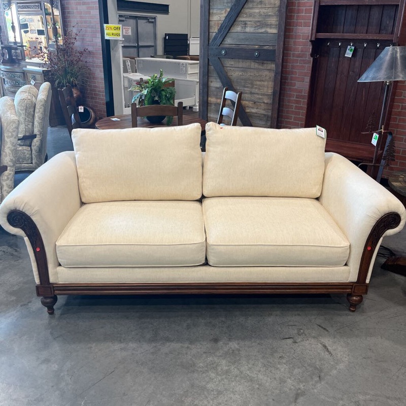 Cream Uph. Sofa