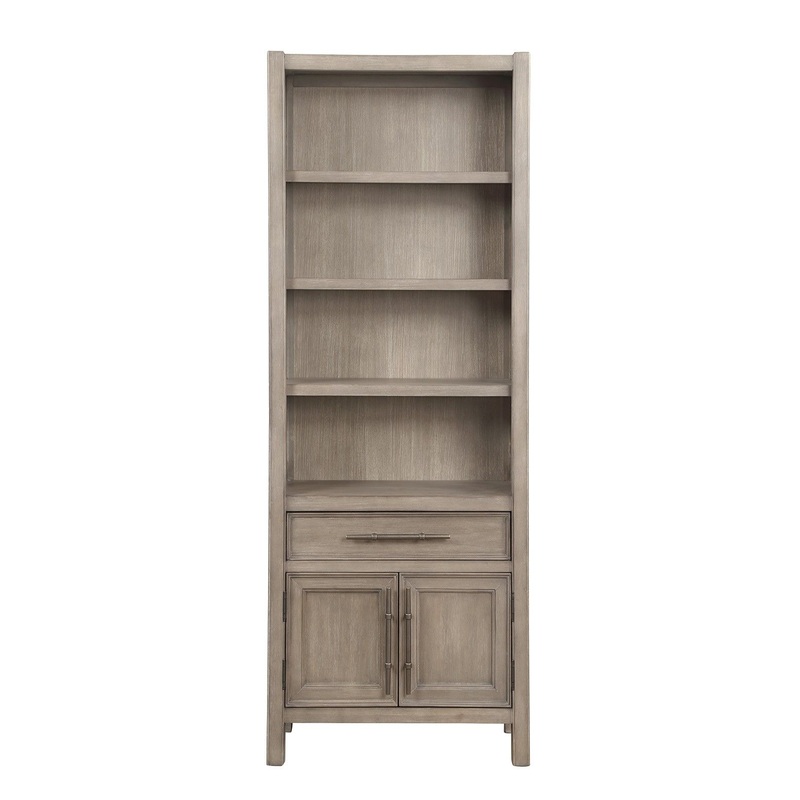 Cypress Lane - Bookcase Pier Cabinet - White Oak