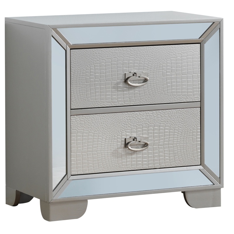 Contemporary Nightstand With Versatility