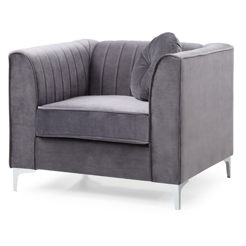 Contemporary Sloped Armchair