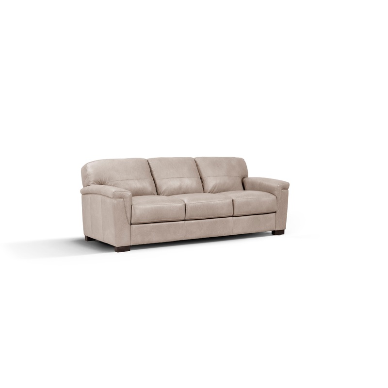 Cornelia - Leather Sofa - Beige