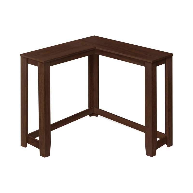 Corner Accent Console Table For Entryway, Contemporary & Modern - Cherry