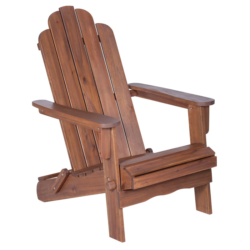Classic Adirondack Patio Chair Dark - Brown