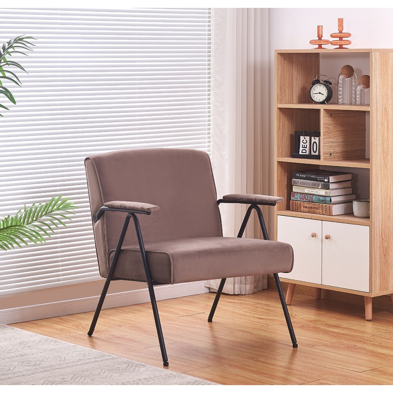 Cloth Leisure - Metal Frame Recliner, For Living Room And Bedroom