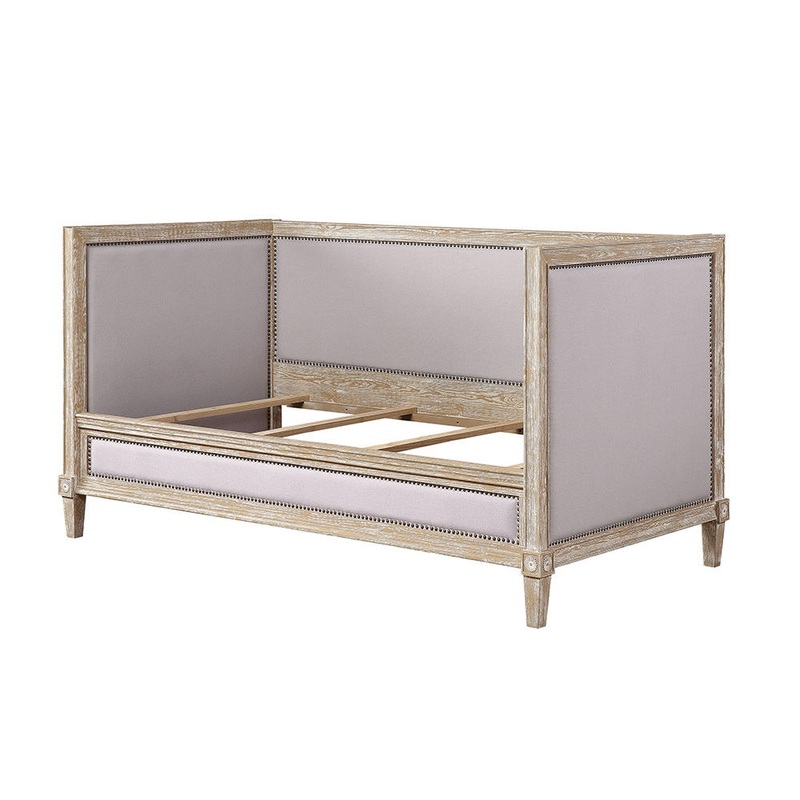 Charlton - Twin Daybed - Beige / Weathered Oak