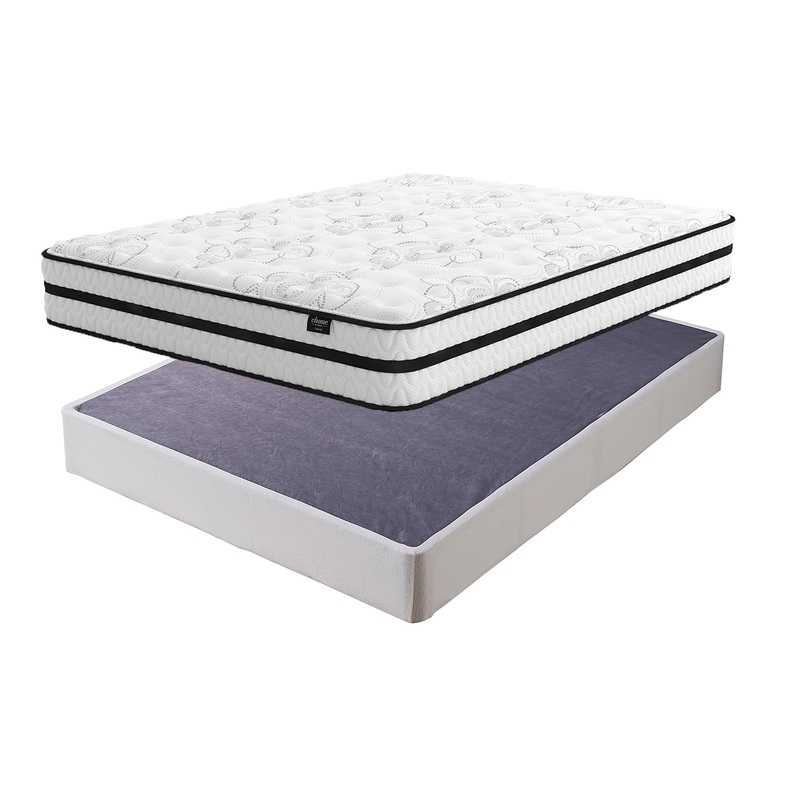 Chime 10 Inch Hybrid Mattress with Foundation