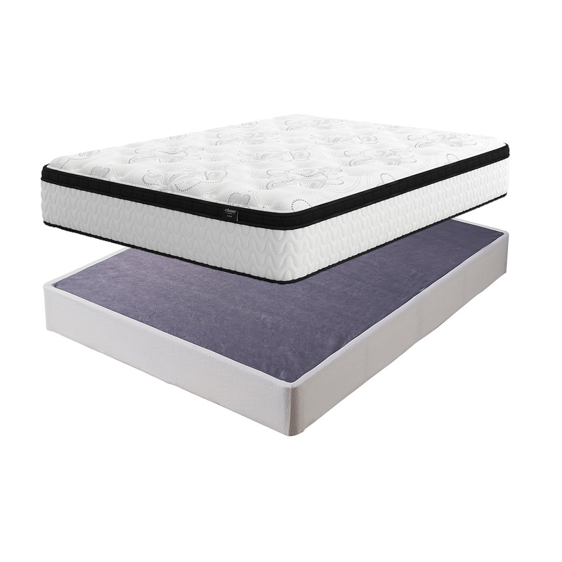 Chime 12 Inch Hybrid Mattress with Foundation