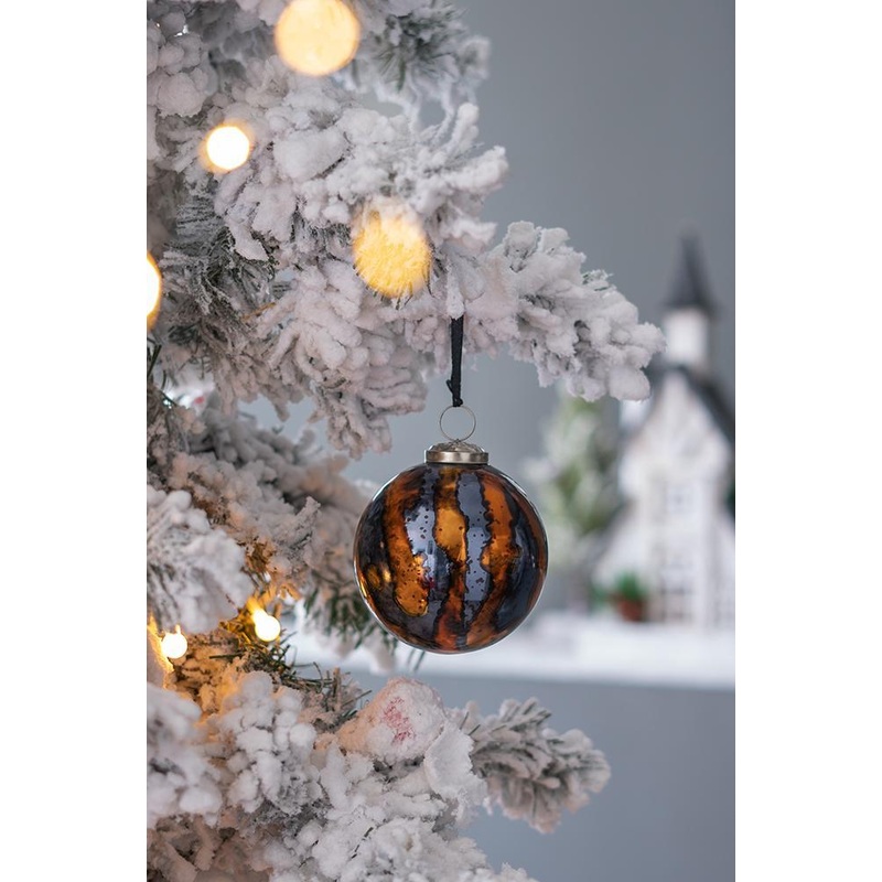 Christmas Ball Ornaments, Decorative Hanging Ball Christmas Tree Ornaments, For Holiday Party Decorations (Set of 6)