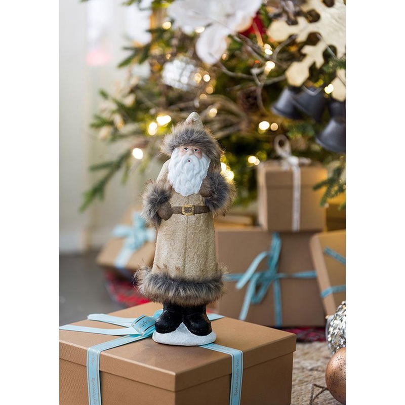 Christmas Gnomes Decorations, Christmas Table Home Ornaments For Holiday Party Gifts (Set of 2) - Beige / White