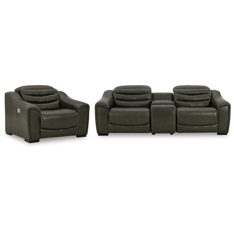 Center Line 3-Piece Sectional with Recliner