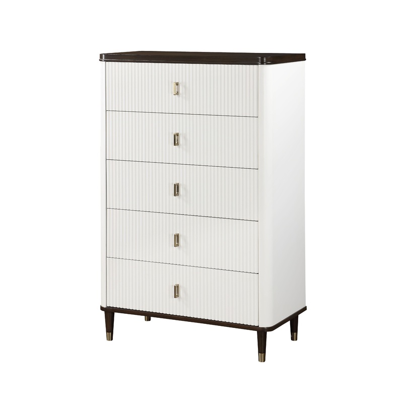Carena - Chest - White / Walnut