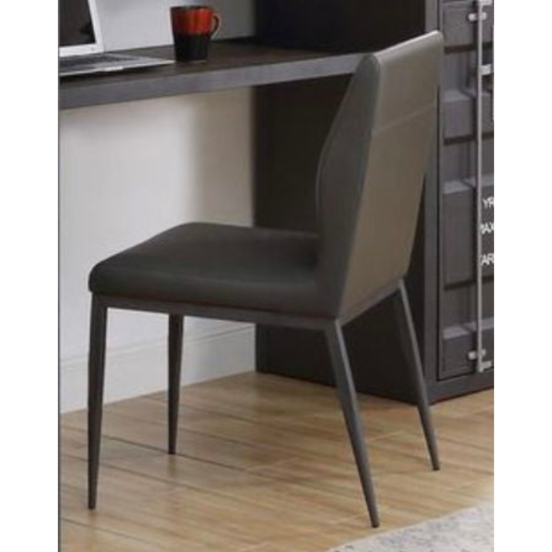 Cargo - Synthetic Leather Chair - Gunmetal