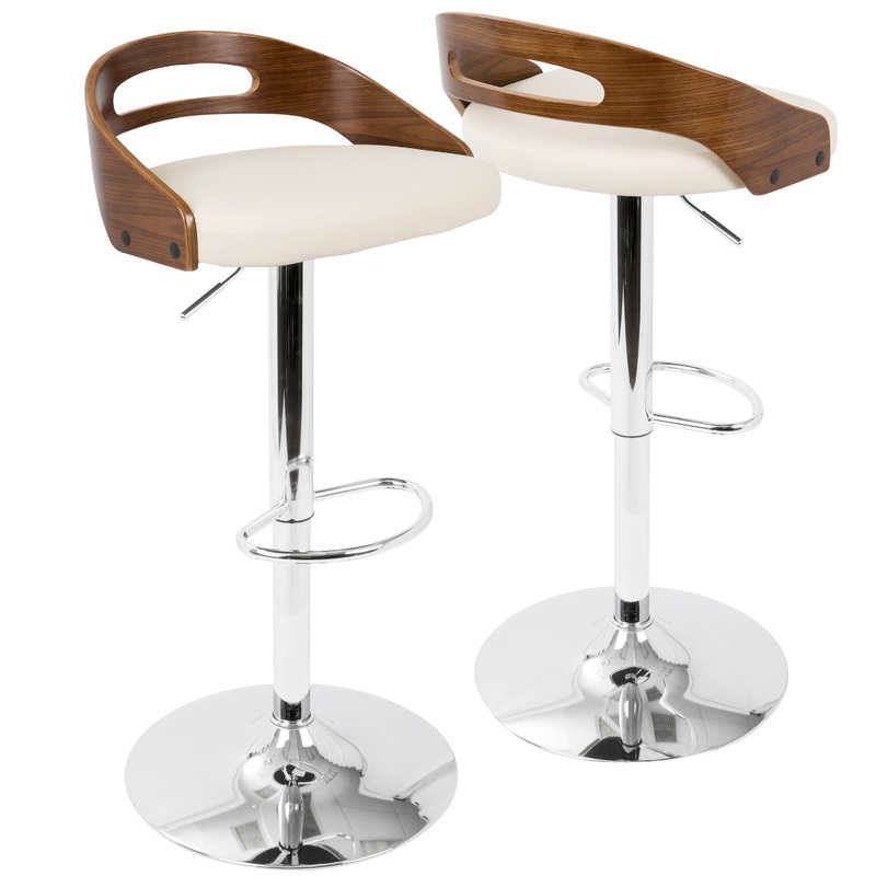 Cassis - Mid Century Modern Adjustable Barstool With Swivel