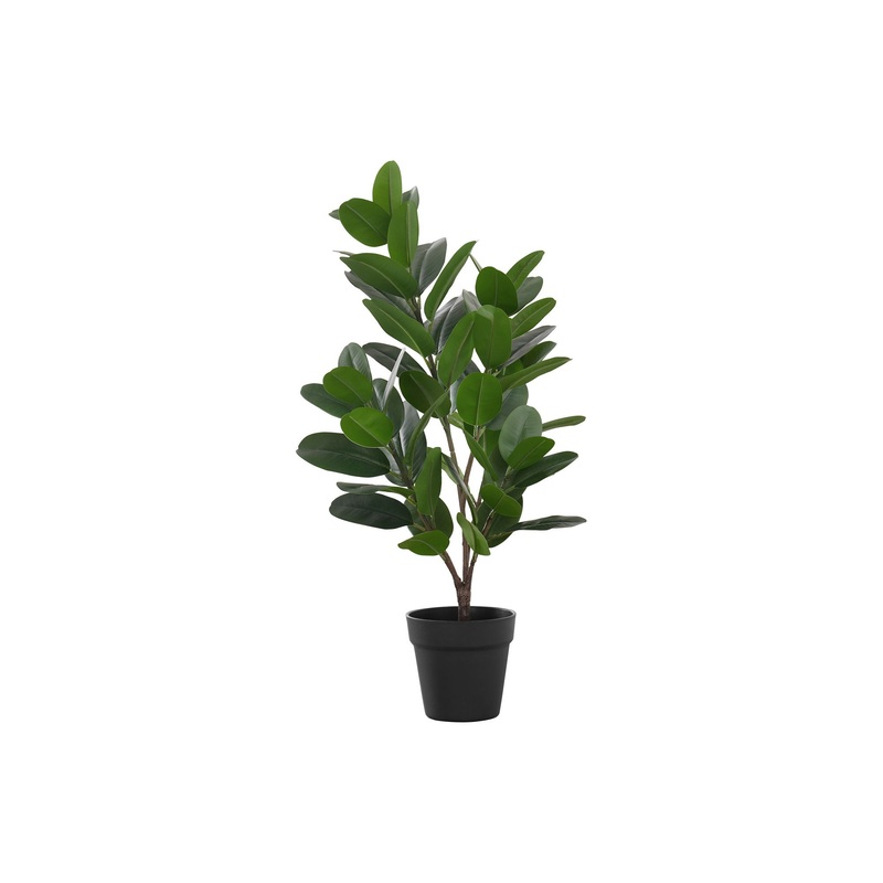 28" Tall, Artificial Plant, Garcinia Tree, Indoor, Faux, Fake, Floor, Greenery, Potted, Real Touch, Decorative - Green / Black