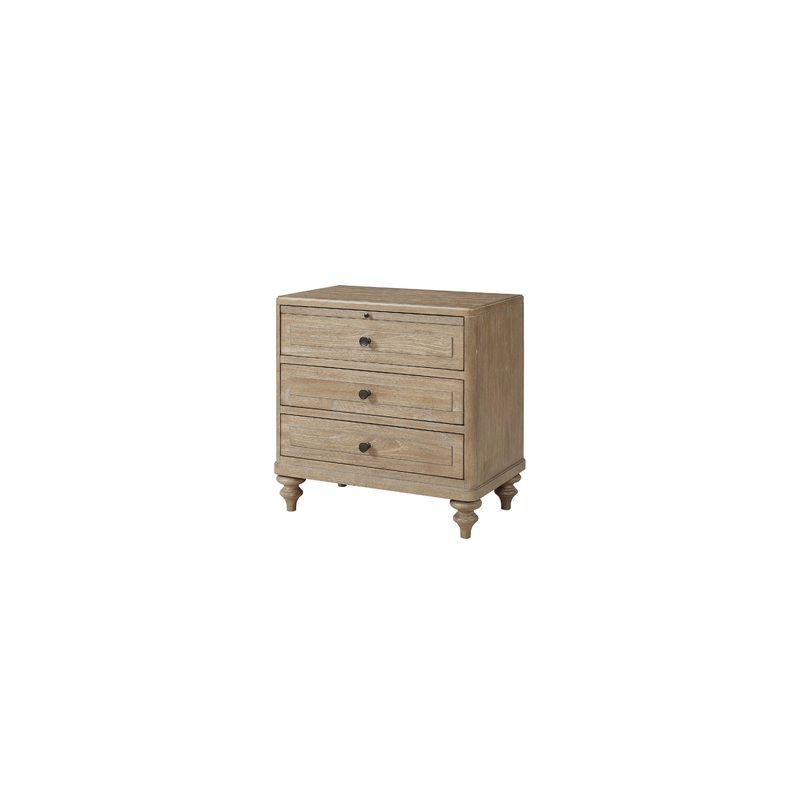 3 Drawer Nightstand - Sand