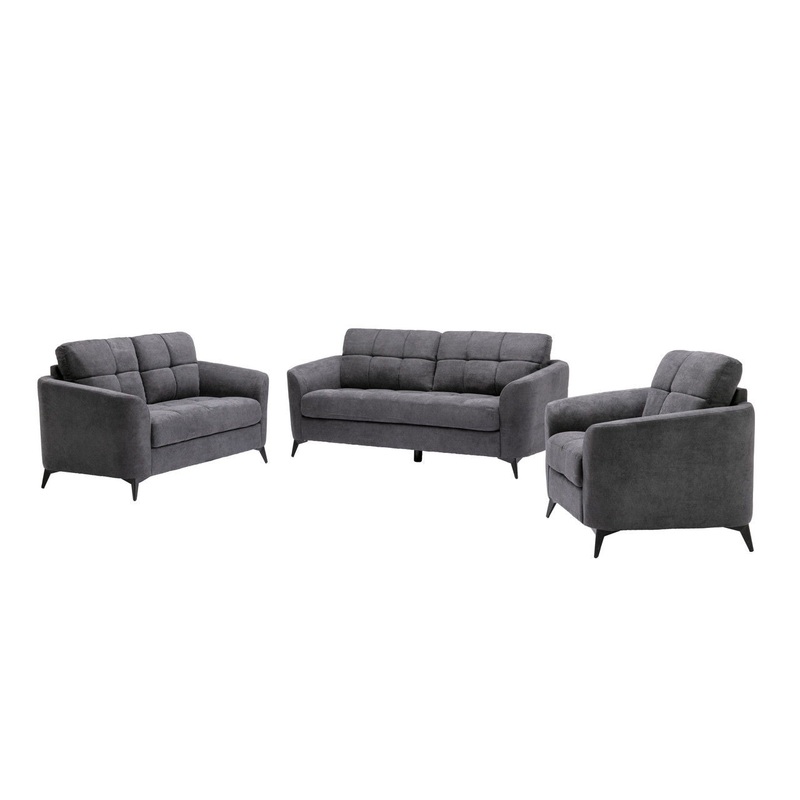 Callie - Woven Fabric Living Room Set