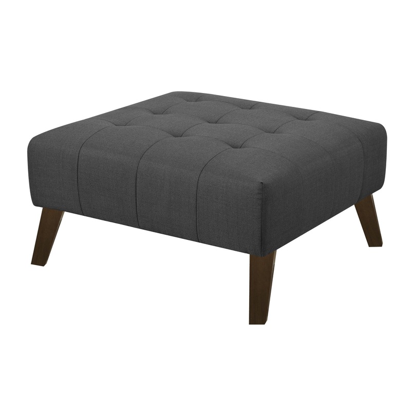 Browning - Square Ottoman - Gray