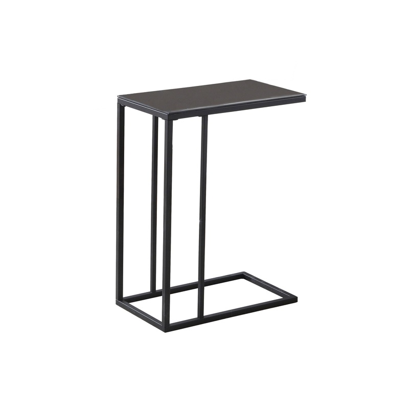 C-Shaped Accent Table For Living Room