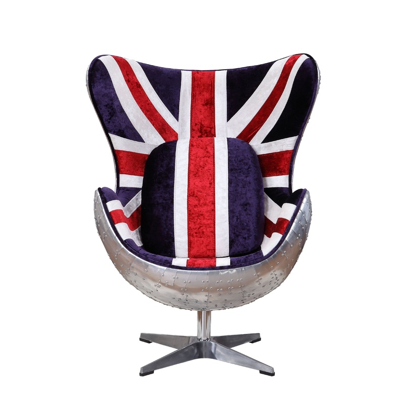 Brancaster - Pattern Accent Chair With Swivel - Multi