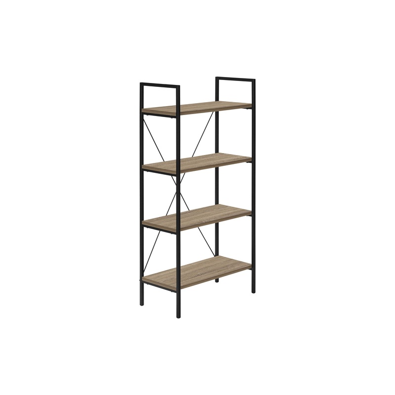 Bookshelf, Bookcase, 4 Tier, Office, Bedroom, Contemporary, Modern