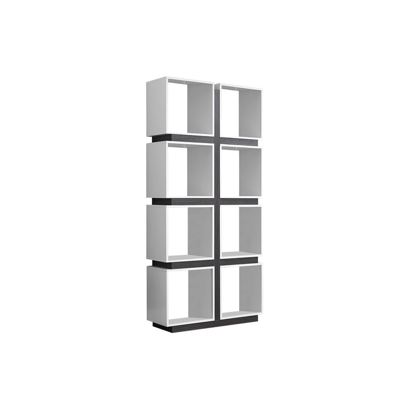 Bookshelf, Bookcase, Etagere, 5 Tier, For Office, Contemporary & Modern - White