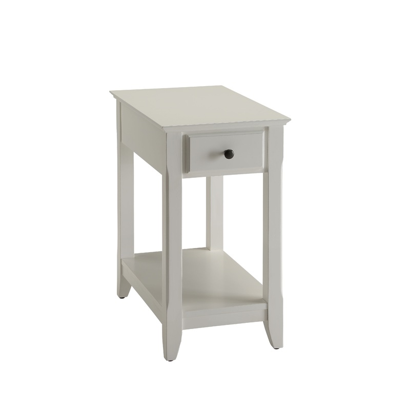 Bertie - Accent Table - White