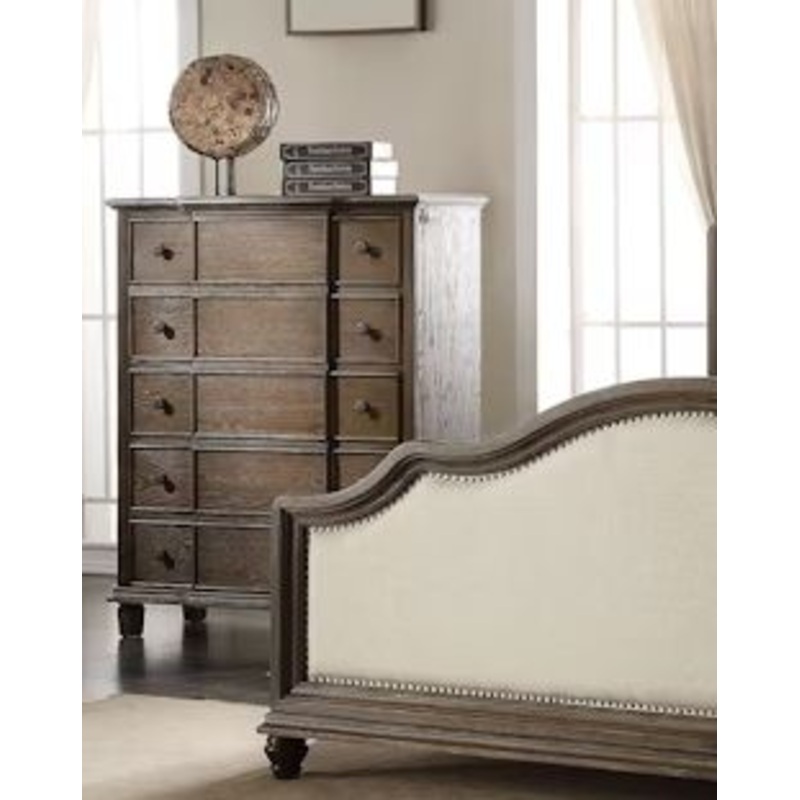 Baudouin - Weathered Chest - Oak