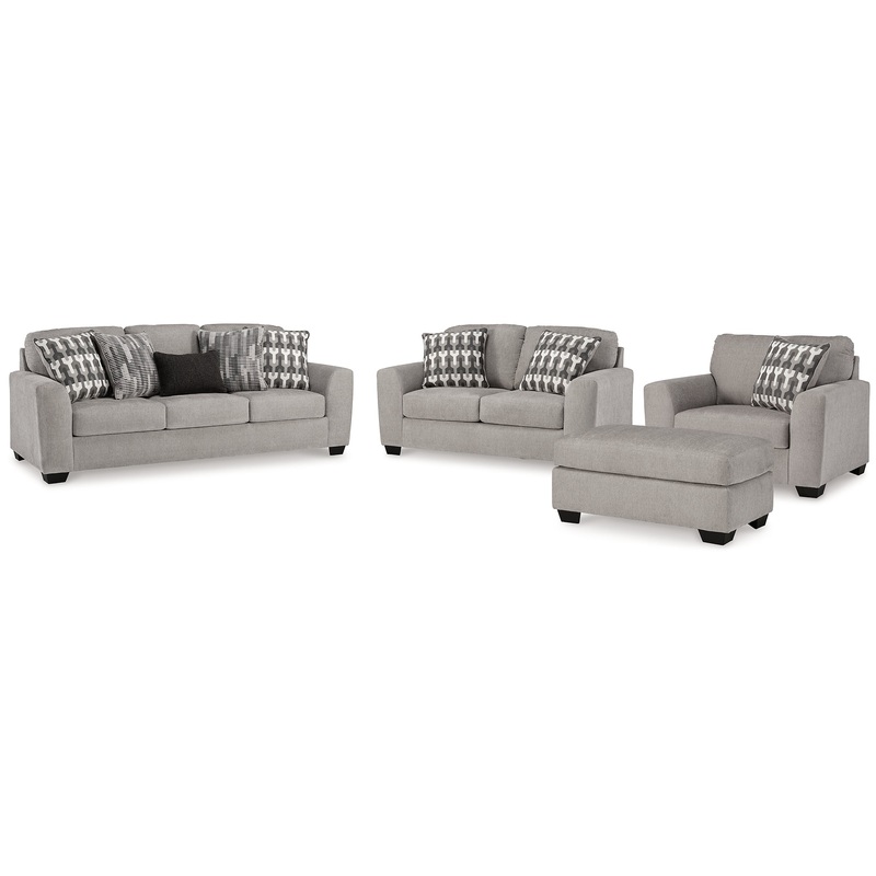 Avenal Park Sofa, Loveseat, Chair and Ottoman
