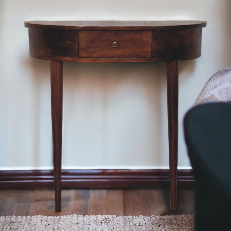 Backless Mounted Console - Brown
