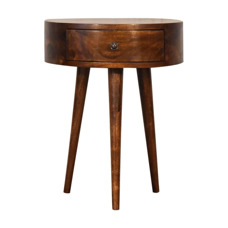 Artisan Furniture Semi Circle Nightstand - Chestnut