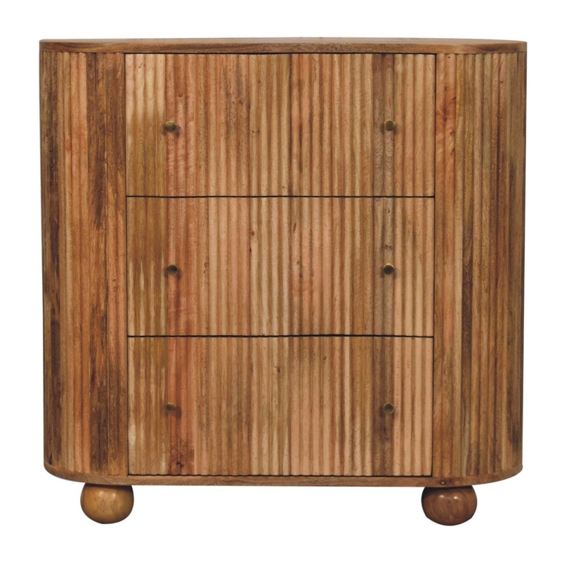 Artisan Furniture Soba - Ball Chest - Oak